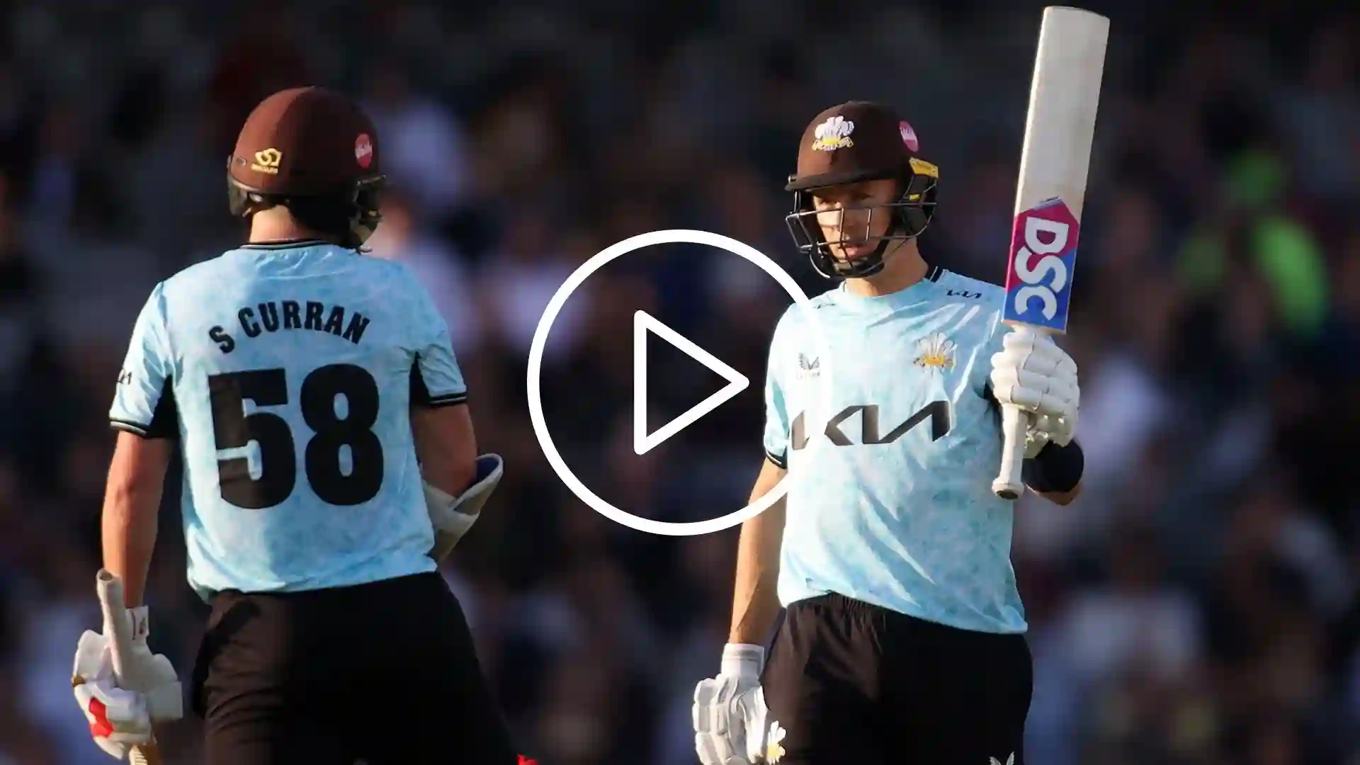 [Watch] Curran Amasses Middlesex Bowler With Five Fours in an Over